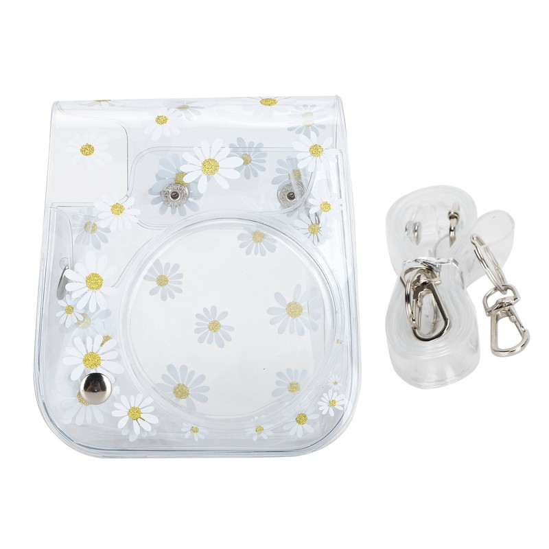 Transparent Camera Bag Daisy Pattern Single Shoulder Mini Photography Tool