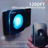 Wireless Doorbell JSIEEM 1200 feet Waterproof Door Bells & Chimes