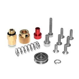3D Printer Extruder, MK8 Extruder Aluminum Drive Feed Replacement Extruders Upgrade Accessories for Ender 3, CR-10, CR-10, CR-10S, CR-10 S4, CR-10 S5 (Left)