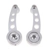 2x Billet Aluminum Window Crank Handle Chrome For Hot Rod