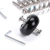 OwnMy 40mm x 18mm Luggage Suitcase Replacement Wheels, Rubber Swivel