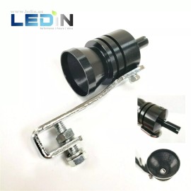 LEDIN Turbo Sound Whistle Simulator Muffler Tip Car Exhaust Pipe Whistler 1x2.25" SM
