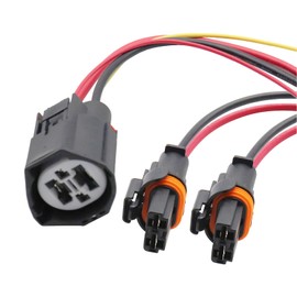 Cooling Fan Control Module Connector Plug Wire Harness Compatible with Lincoln MKX; Ford Edge,Radiator Fan Control Module Wiring Harnesses for 7T4Z8B658B, 941.0138.01,7T43-8C609-BA