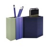 Brookstone BKH8027, 2-in-1 Concrete Set of Pencil Holder and Bookend,