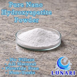 100% Pure Nano Hydroxyapatite Tooth Powder – Enamel Remineralization Support, Fluoride-Free Toothpaste Additive for Sensitivity & Cavity Defense, Pure