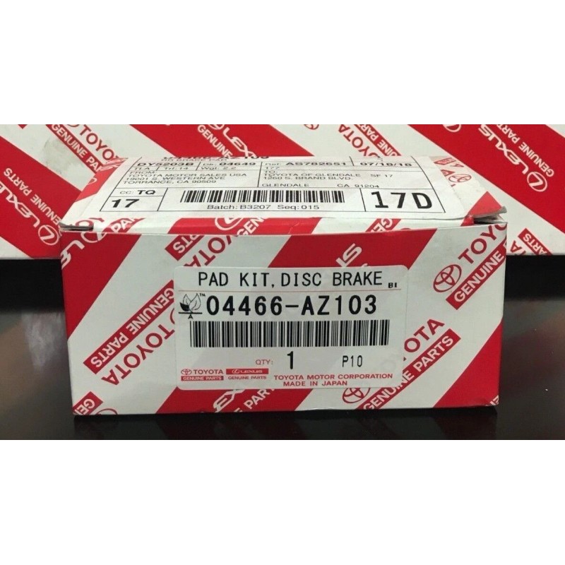 Toyota 2003-2021 TOYOTA 4RUNNER REAR CERAMIC BRAKE PADS GENUINE OEM