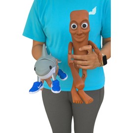 Monkey Stix Jumbo Tung Tung Sahur and Tralalero Tralala Desktop Figurines Articulated Joints Custom 3D Prints