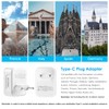 VIEWLON European Plug Adapter Canada US to Europe Travel Essentials,