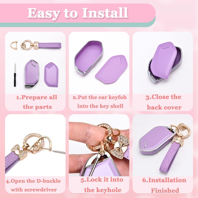 for kia Key Fob Cover - 5 Button Soft TPU