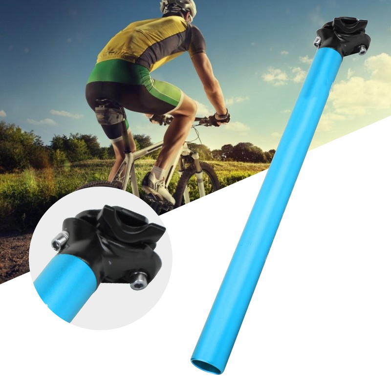 LUNJE Mountain Bike Seatpost Bicycle Adjustable Aluminum Alloy Saddle Post