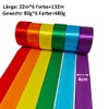 22 m x 6 Colour Maypole Ribbons Weatherproof, Silk Ribbons