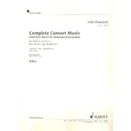 Complete Consort Music: Pieces for 5 Viols or Recorders. 5 strings or 5 recorders (SATTB) and basso continuo (lute, Noten and Tabulatur; harpsichord, organ).