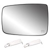 Driver Side Heated Mirror Glass Compatible with 2009-2018 Dodge Ram