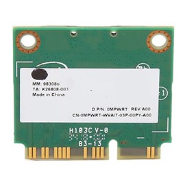 ASHATA Módulo de Tarjeta de Red Bluetooth 4,2, Expansión de Módulo Inalámbrico, Adaptador de Tarjeta de Red Mini PCIE de 1200Mbps 2,4G 5G Hz para 7 10