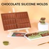 Fimary Chocolate Bar Mold - Non-Stick Chocolate Molds, Food Grade
