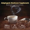 Mushroom Coffee, 6 Adaptogenic Mushrooms (Lion's Mane, Cordyceps, Turkey Tail