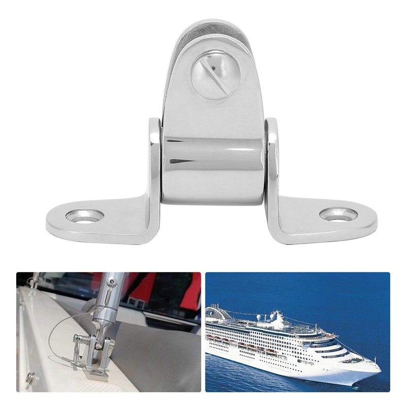 316 Stainless Steel Universal Boat Deck Hinge Nail Plate Base