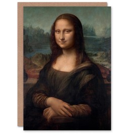 Artery8 Leonardo da Vinci Art Card Portrait of Mona Lisa del Giocondo