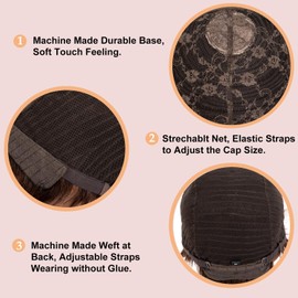 Lovenea Human Hair Short Wigs for Black Women Straight Pixie Cut Short Human Hair Wigs with Scalp Top for Black Women Straight Hairstyles Layered Short Wig Pixie With Bangs (Pixie-Natural Black)