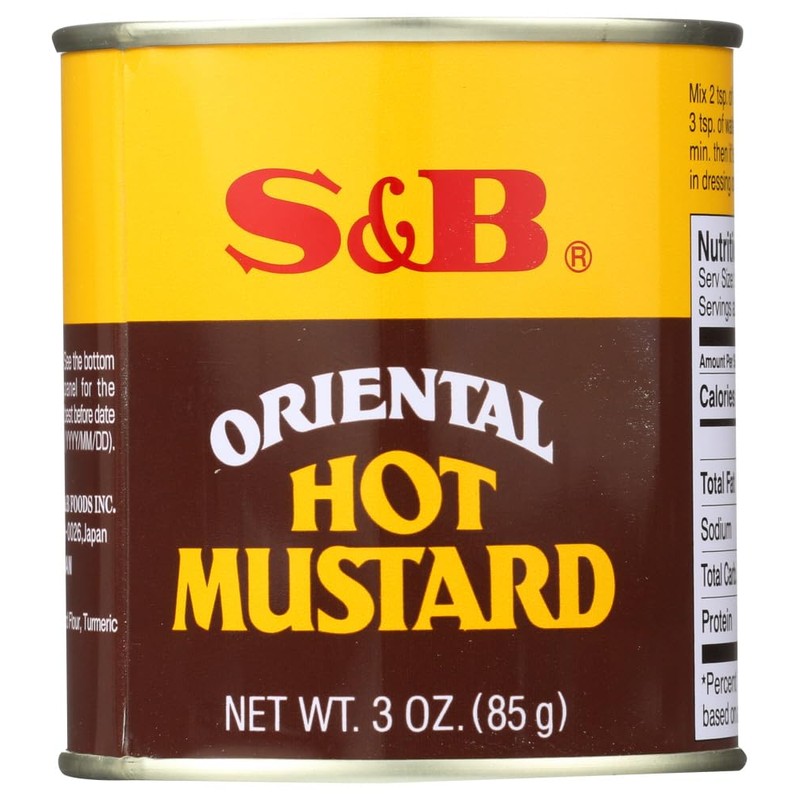 S&B - Hot Mustard Powder 3.0 Oz. (Pack of 5)