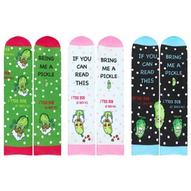 Benefeet Sox - Calcetines divertidos para mujeres y niñas, con refranes de impresión 3D, calcetines con estampado 3D, bonitos y coloridos, I Am Kind of Big Dill, Talla única