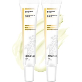 WEUD Contorno de Ojos con Retinal, Péptidos y Probióticos, Crema Ojos Hidratante para Bolsas, Líneas Finas, Ojeras y Arrugas, Cuidado de La Piel Coreano, Eye Cream Coreano para Todo Tipo de Piel (2 Contorno de Ojos)