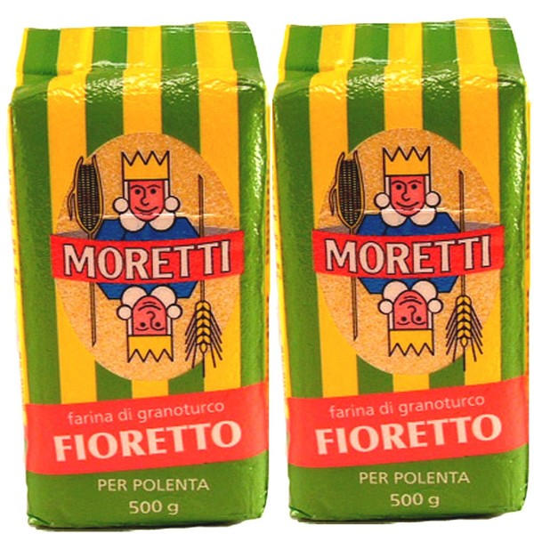 Moretti Polenta Fine | Fioretto - 500g (2 Pack)