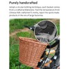 Children s Bike Basket Kids Front Handlebar Basket Plastic Rattan