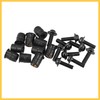 REPAIROCK 10pcs M5 Motorcycle Fairing Windscreen Screw Bolt Titanium Tone