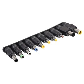uxcell DC Power Adapter Kit 10pcs 5.5 x 2.1mm Jack Converter Barrel Connector Set