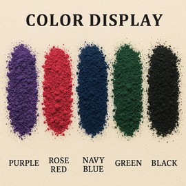 NINESUNG Professional 5-Colors Wood Dye Powder Set - 2oz Each for Furniture, Decks & DIY Crafts - Fast-Acting, Weatherproof Pigment - Works on Indoor/Outdoor Wood Surfaces (5 Colors)