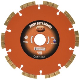 Diamond Products Core Cut 11642 6-Inch by 0.080 by 7/8-Inch Heavy Duty Orange High Performance Turbo Blade