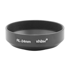 vhbw Lens Hood Compatible with Rollei 35, 35TE, 35T 24mm Lens Black, Metal, Round, 4.3cm