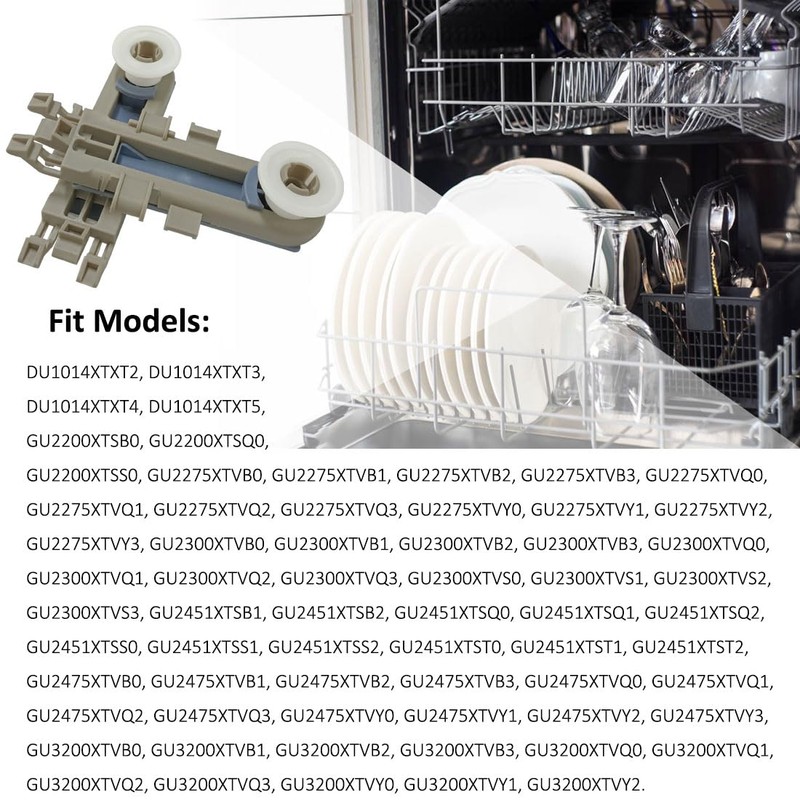 WP8561996 Dishwasher Upper Rack Wheel Adjuster, Replace W10889280 8561996 B0050O2HIO