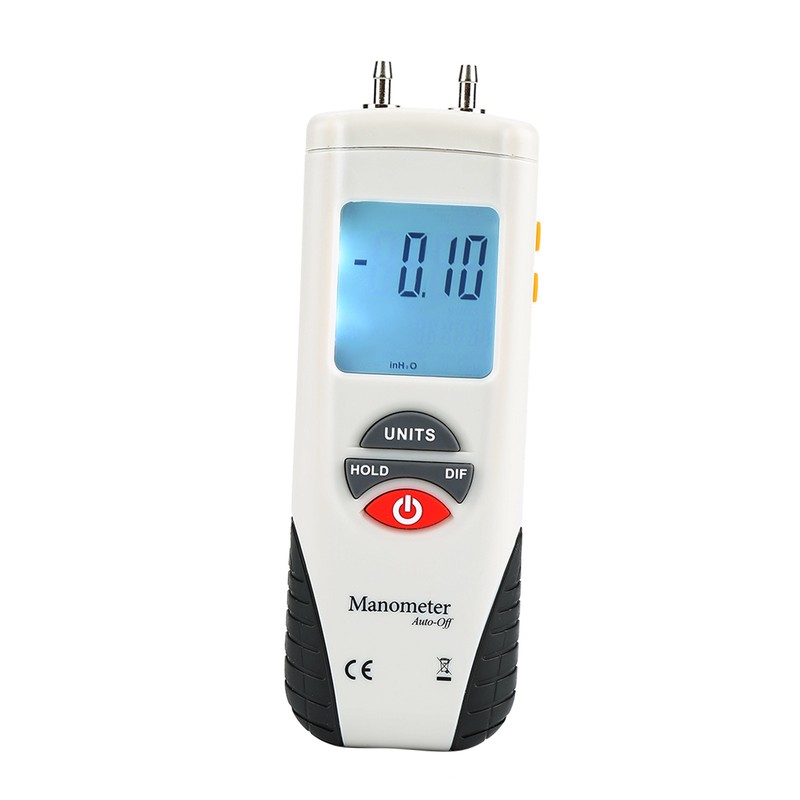 HT‑1890 Handheld Digital Manometer Differential Gauge Air Pressure Meter 11