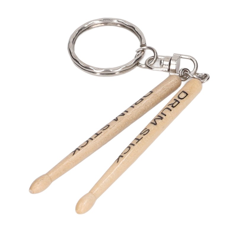 Mini Drum Sticks Keychain Wooden Decoration Accessory Percussion 2 Drumstick