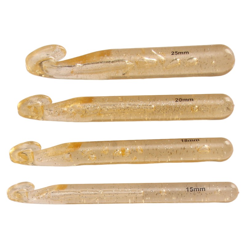 Large Crochet Hooks Plastic Weaving Knitting Crochet Hook Tools for