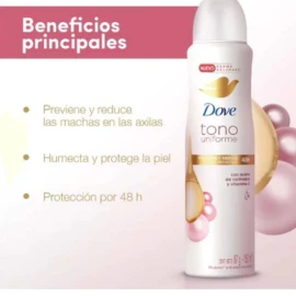 Dove Uniform Tone w/ Calendula Oil & Vitamin E Body Spray, 150 ml