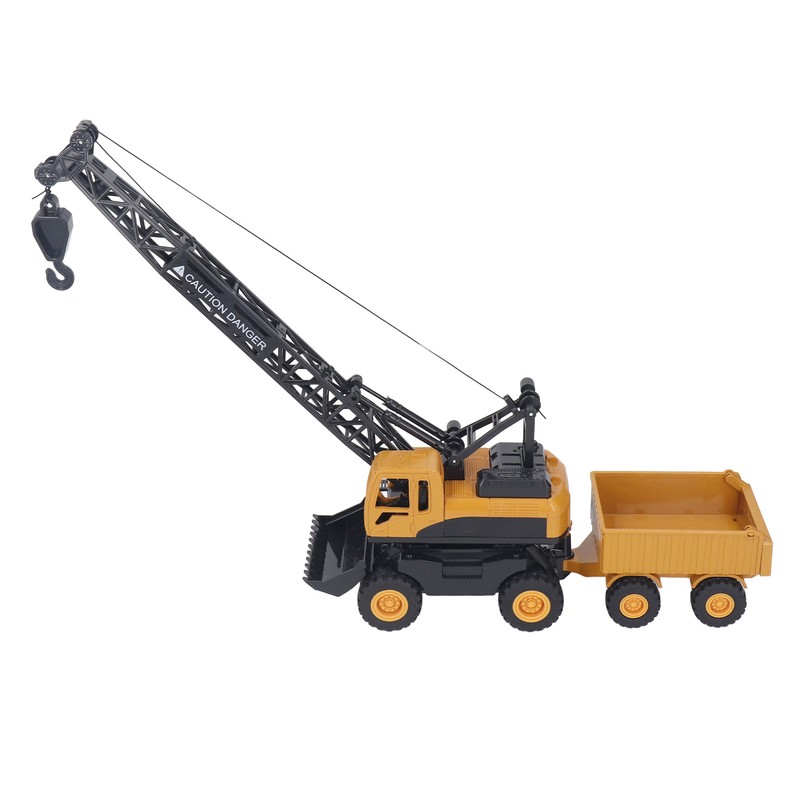 Crane Truck Toy 1:55 Strong Alloy Plastic Hand Eye Coordination