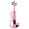 Unbranded US 4/4 Pink Electric Silent Violin W/ Case Bow