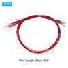PATIKIL 1206 Pre-Wired Micro LED, 25 Pcs 1.8-2.2V Pre-soldered Mini