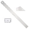 eMagTech 3Pcs Guitar Neck Ruler String Action Gauge Ruler Fret