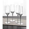 Hotel Collection Black Stem Champagne Glasses, Set of 4   NEW!!!!!!