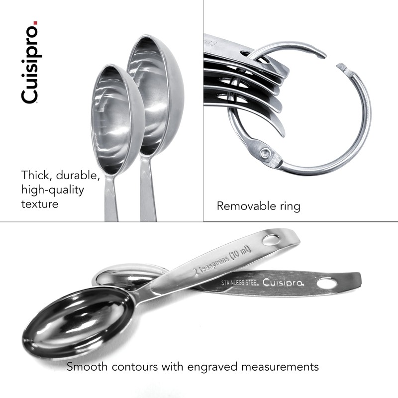 CUISIPRO Odd-Size Measuring Spoon SS 5pc Set