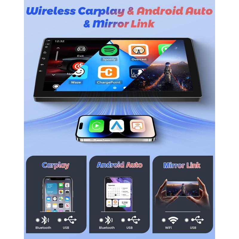 2+64G Hikity for Honda CRV 2002-2006 Android Car Stereo, 9