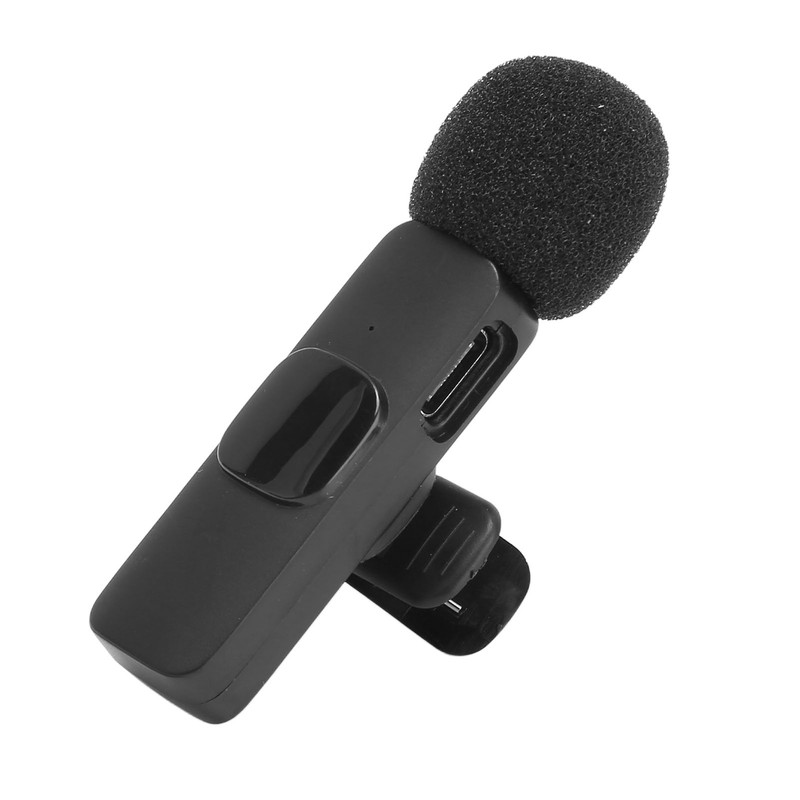 3.5mm Wireless Lavalier Lapel Microphone Intelligent Noise Canceling Automatic Pairing