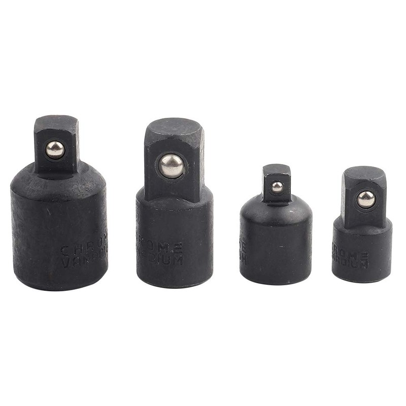 4 Piece Socket Screwdriver Converter Set 1/2 Inch, 3/8 Inch,