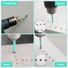 LEKOMESH Tile Drill Concrete Drill Bit Set - 5 Pieces