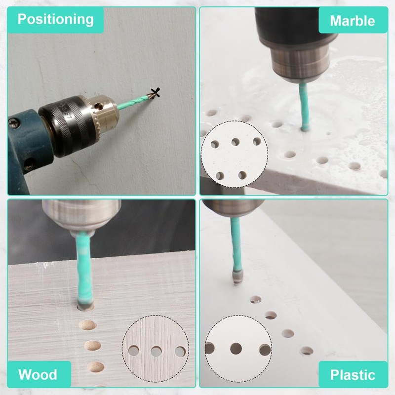 LEKOMESH Tile Drill Concrete Drill Bit Set - 5 Pieces