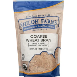 Shiloh Farms, Bran Coarse Organic, 16 Ounce | Organic pantry staple for baking, cooking, or everyday recipes. Non-GMO quality ingredients.